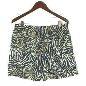 PacSun Boardies Zebra Swim Trunks Navy and Yellow,  Large New